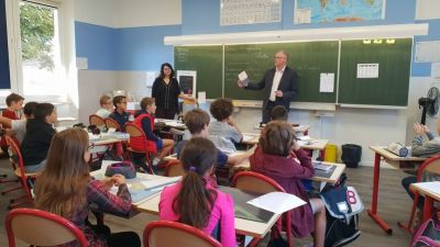 Visite des Ã©lus dans les Ã©coles